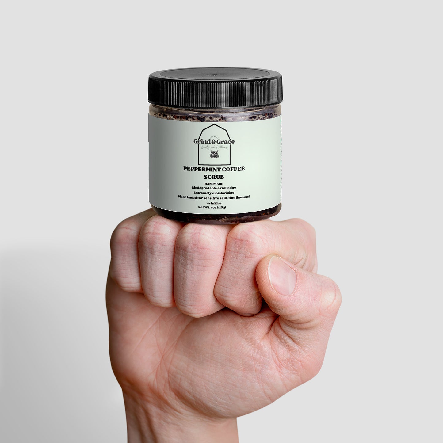 Peppermint Coffee Scrub