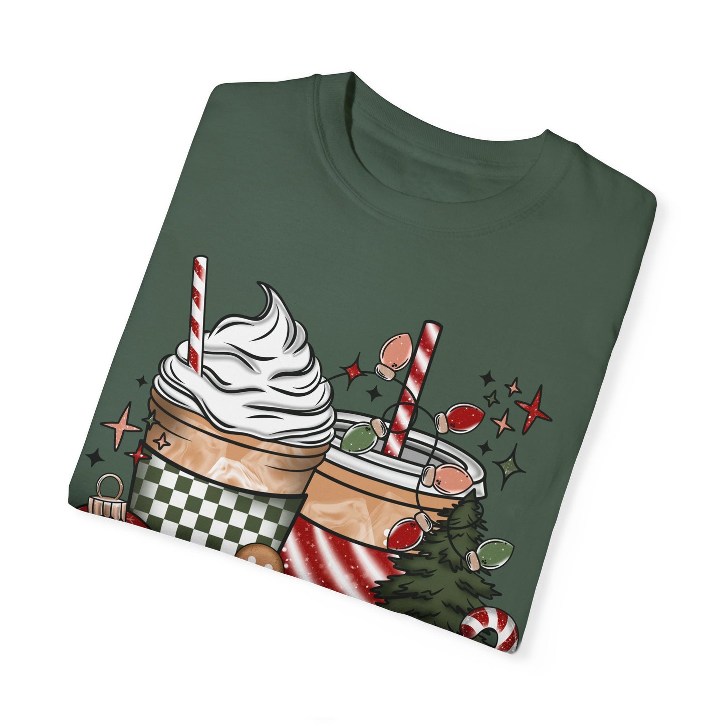 Christmas Coffee Drinks FARMGIRL GRIND T-shirt