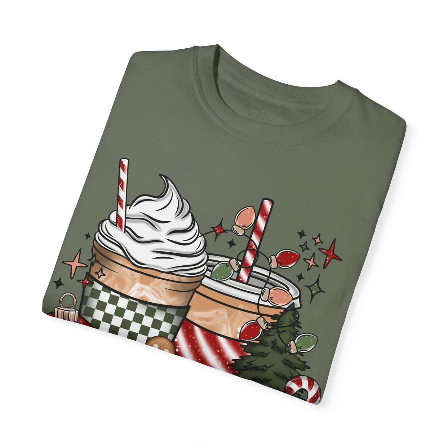 Christmas Coffee Drinks FARMGIRL GRIND T-shirt