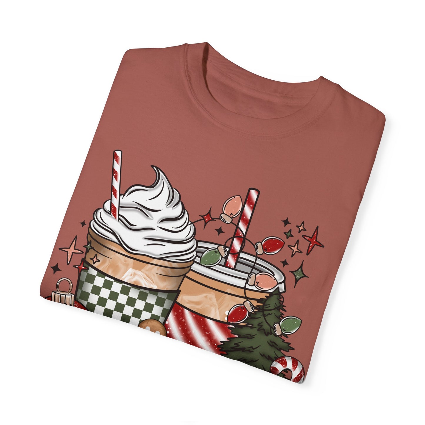 Christmas Coffee Drinks FARMGIRL GRIND T-shirt