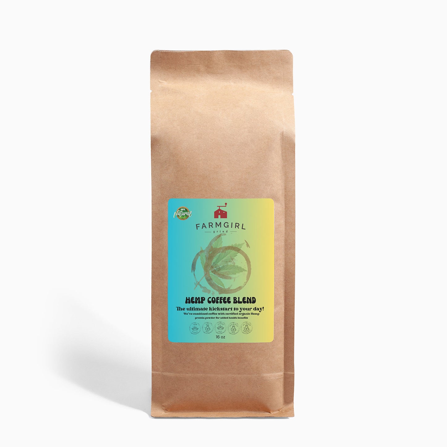 Organic Hemp Coffee Blend - Medium Roast 16oz