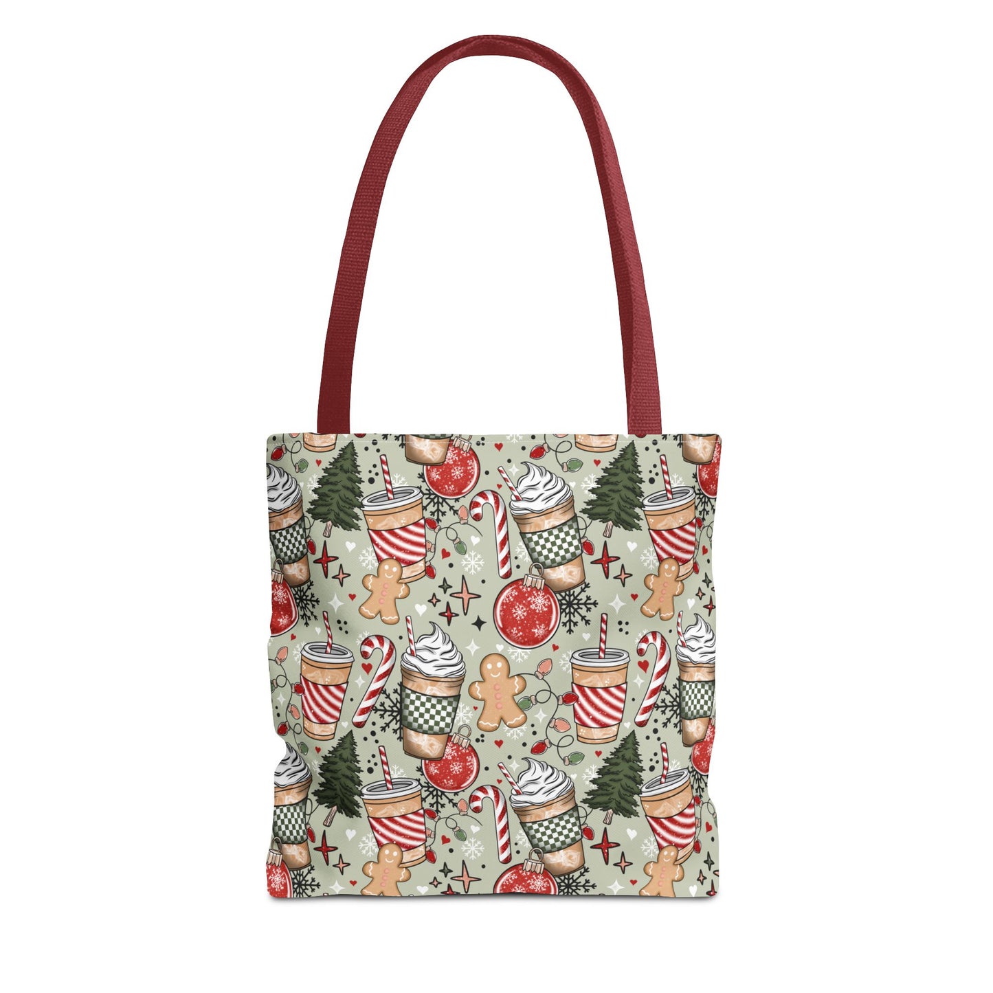 Christmas Coffee Drink Tote Bag