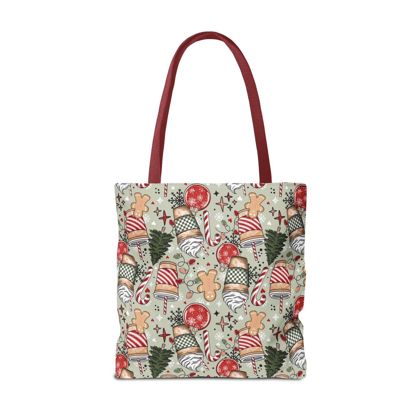 Christmas Coffee Drink Tote Bag