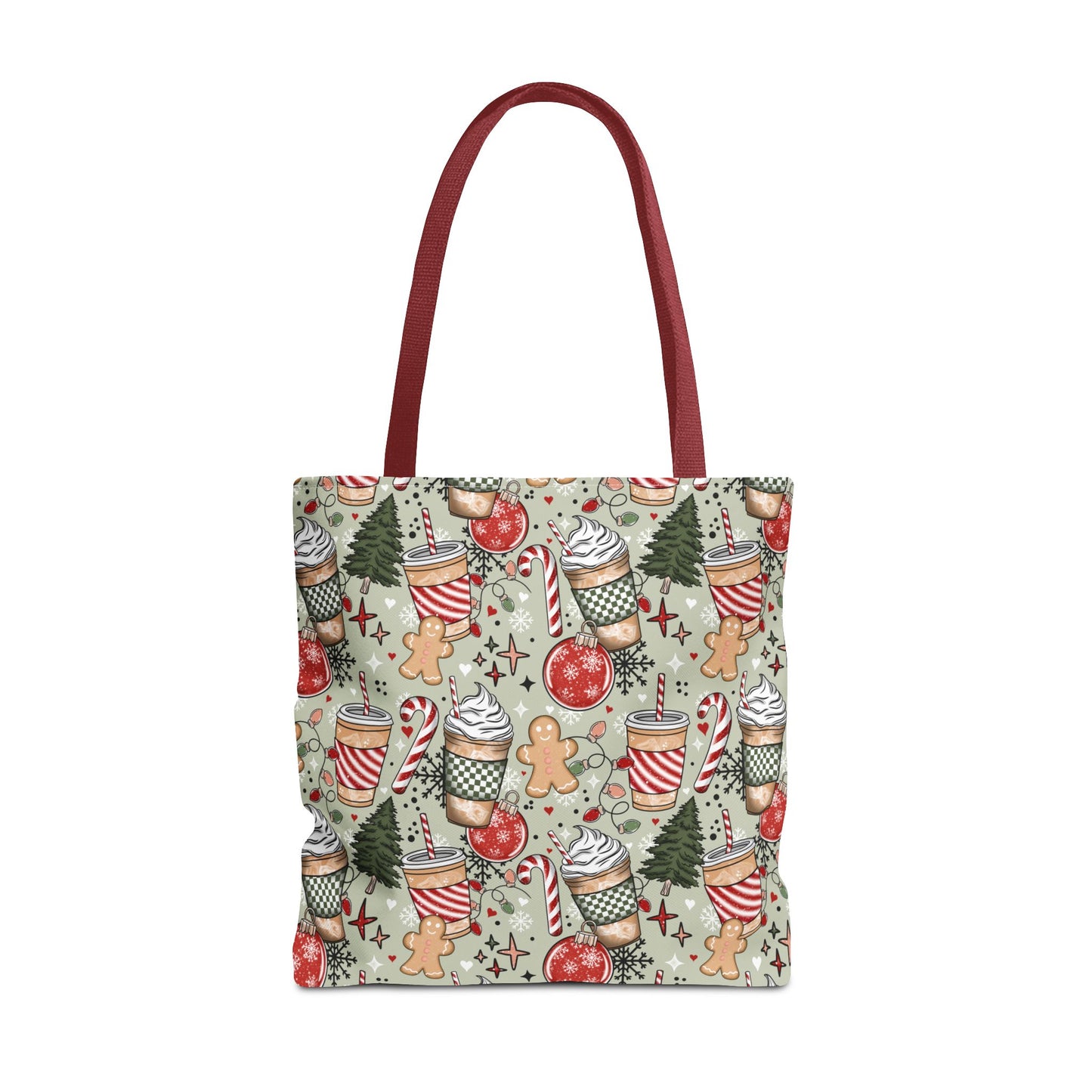 Christmas Coffee Drink Tote Bag