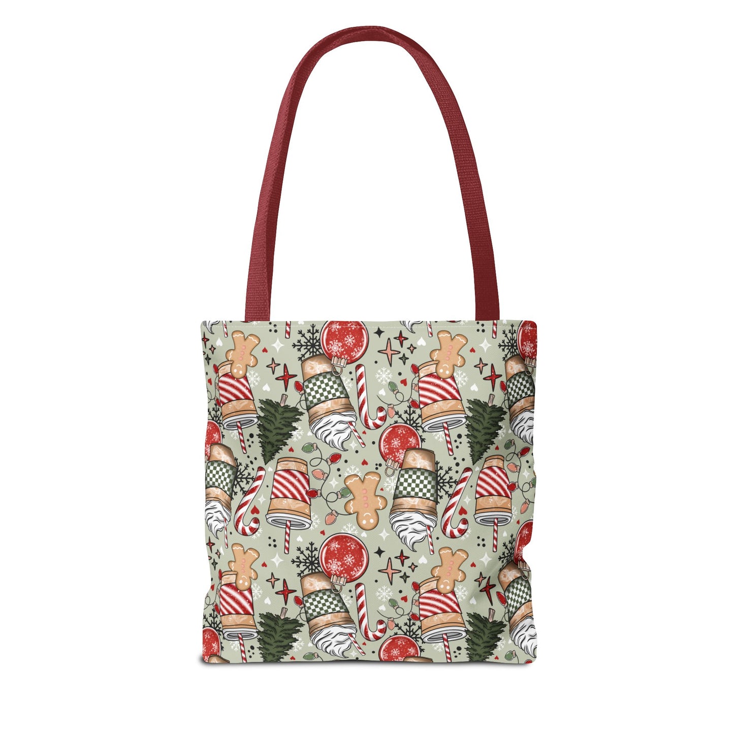 Christmas Coffee Drink Tote Bag