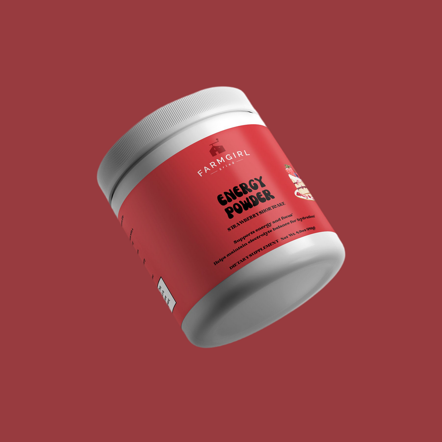 Energy Powder (Strawberry Shortcake)
