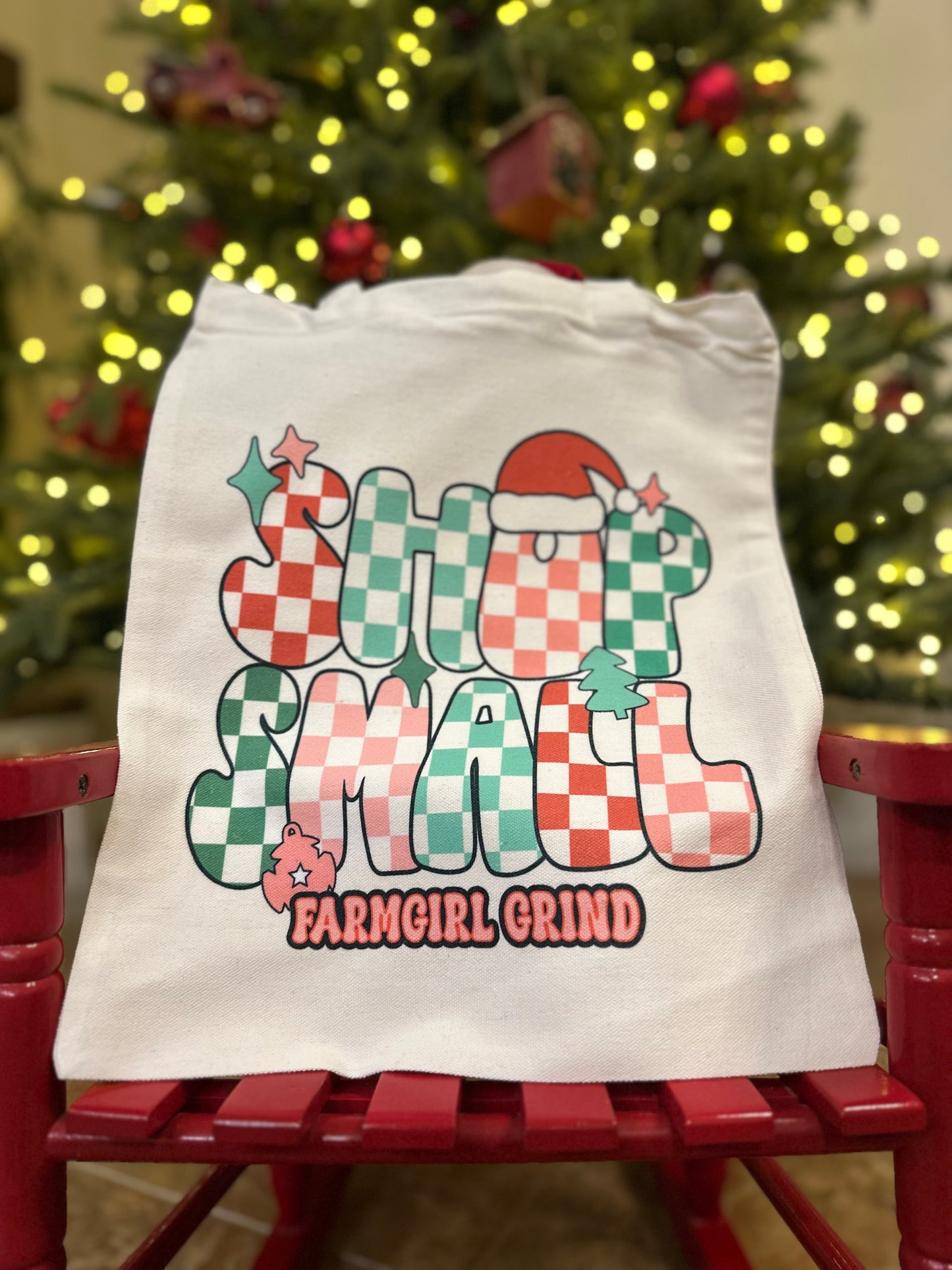 SHOP SMALL Christmas Tote