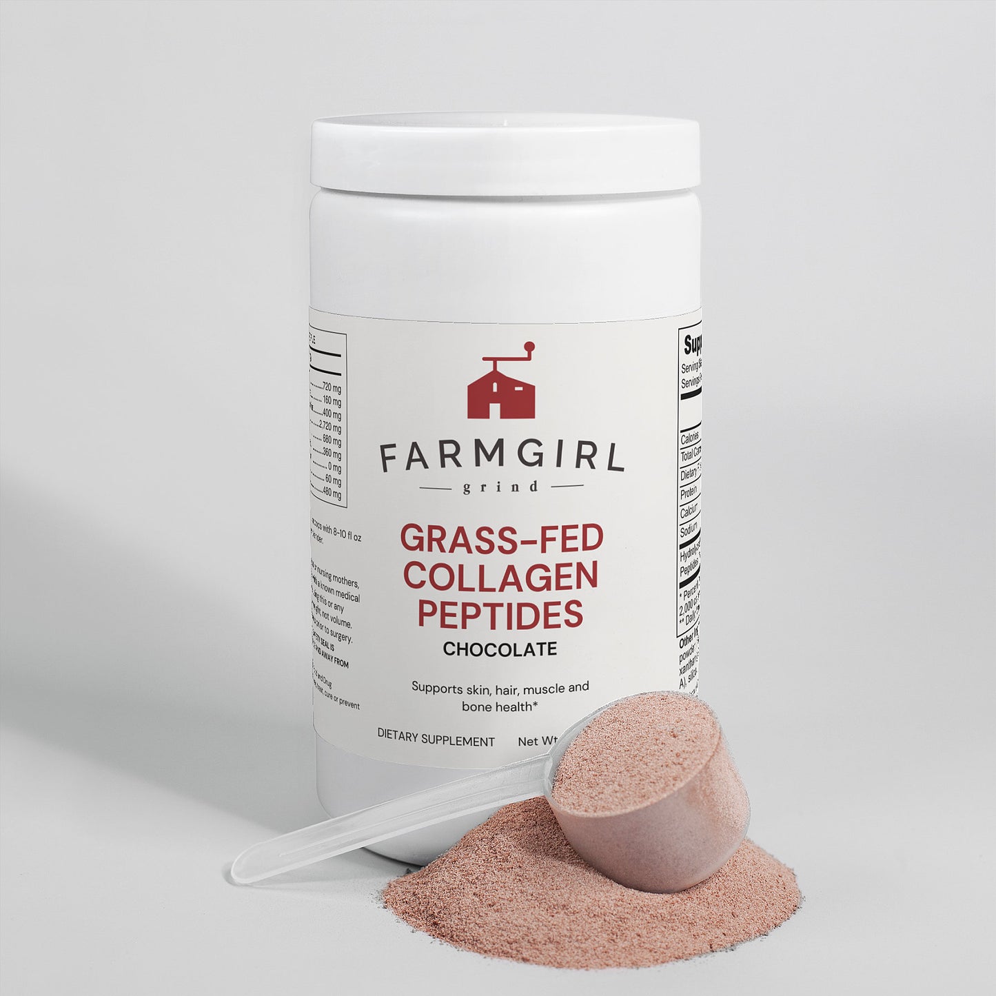 Grass-Fed Collagen Peptides Powder (Chocolate)