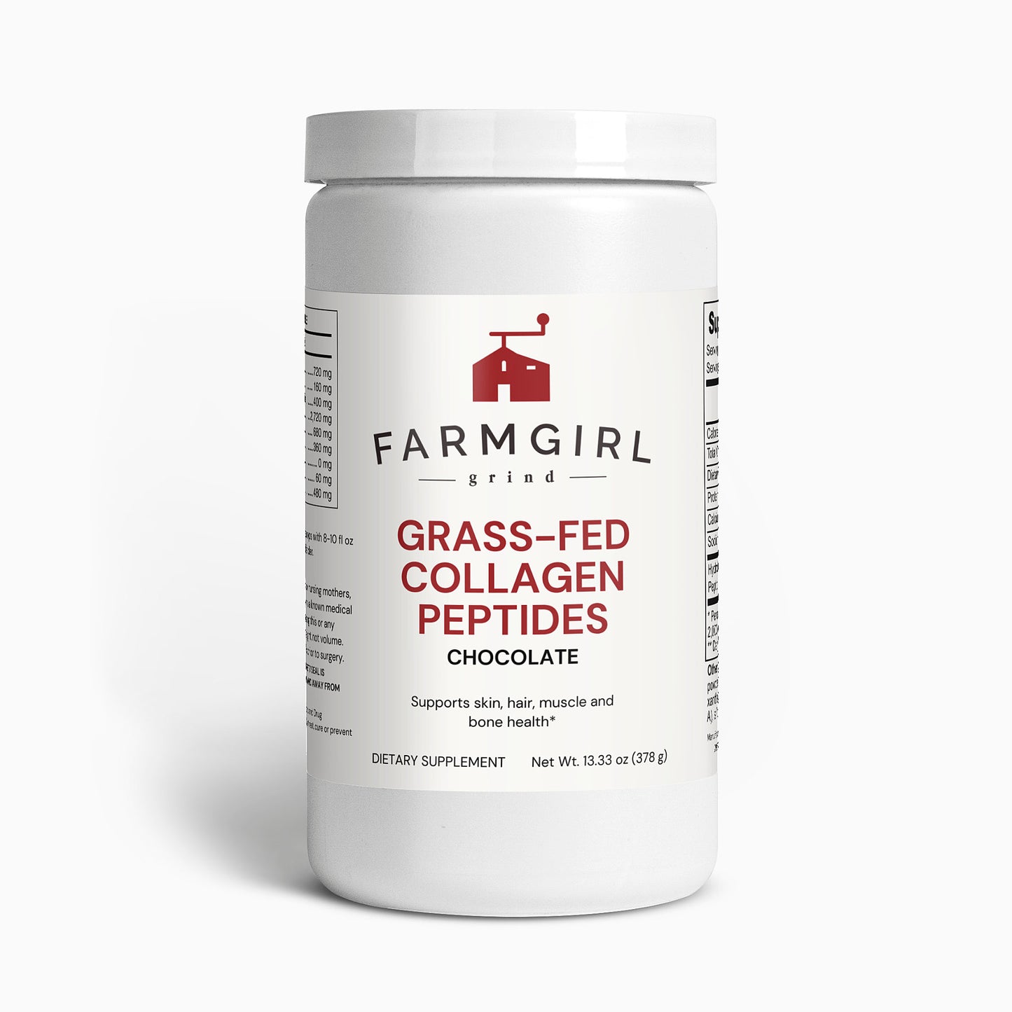 Grass-Fed Collagen Peptides Powder (Chocolate)