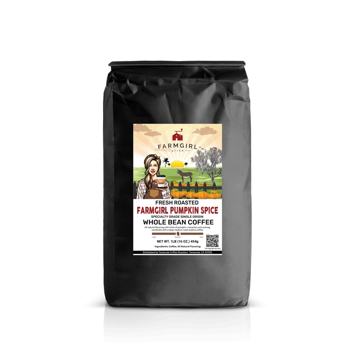 FARMGIRL PUMPKIN SPICE Whole Bean 1lb